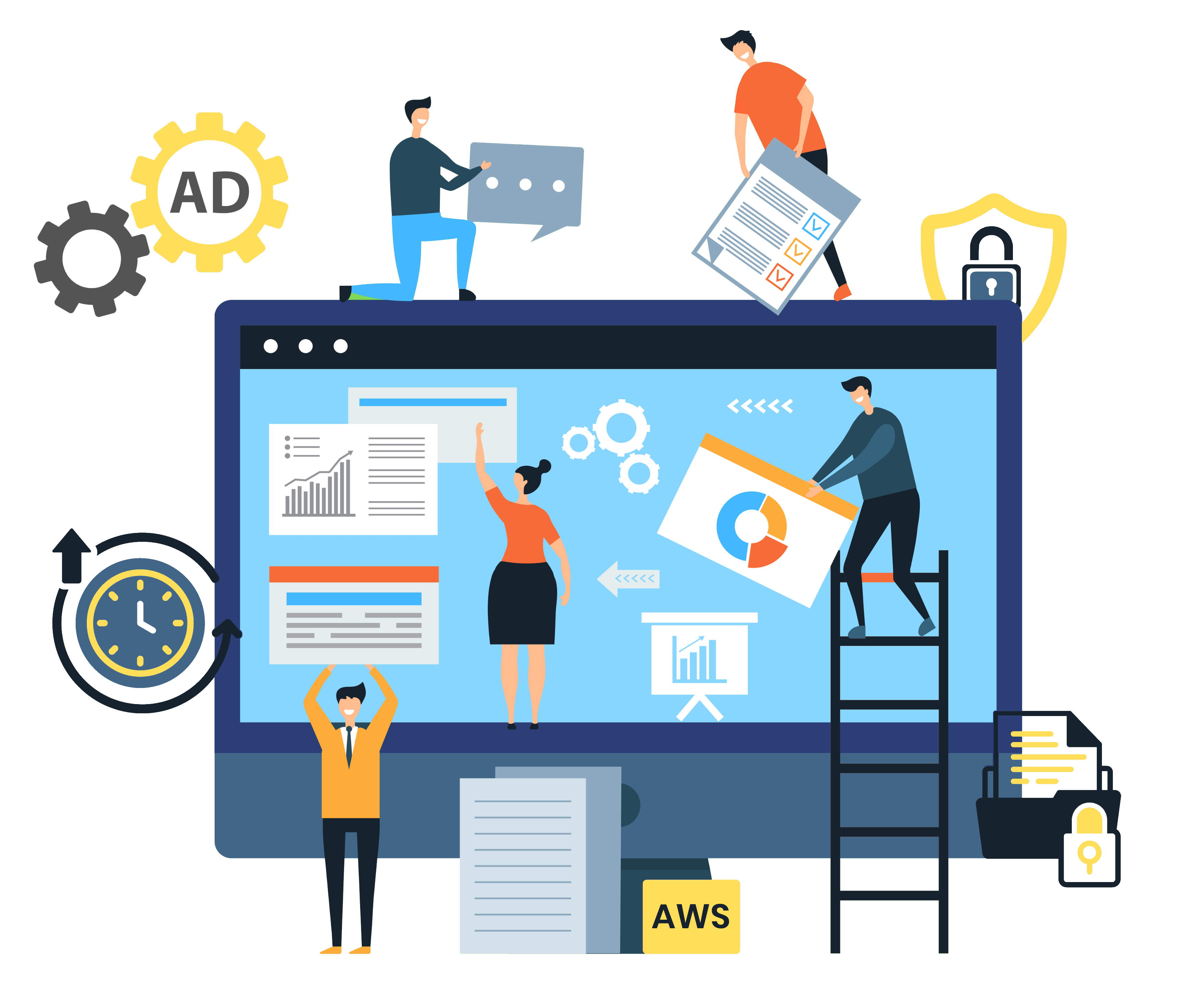 TallyPrime on AWS optimizes streaming for varying internet connectivity, ensuring responsive performance and quality.