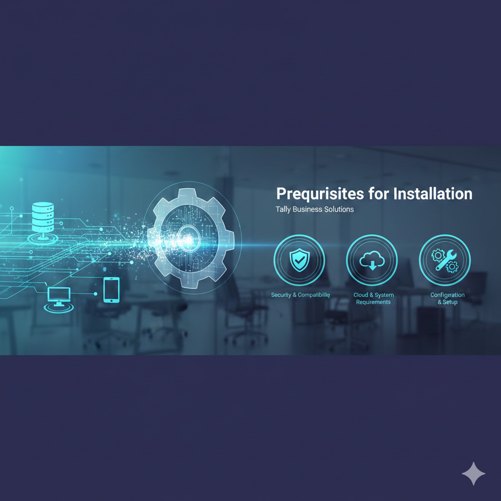 Prerequisites for Installation​ | tally prime price