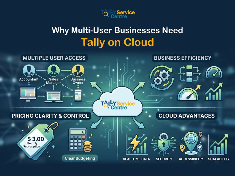 Why Multi-User Businesses Need Tally on Cloud